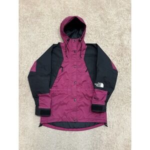 Vintage 90s The North Face Women's XS GoreTex Mountain Light Jacket Pink Black